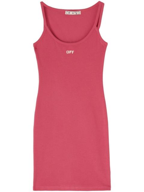 Off-White Off fitted tank dress