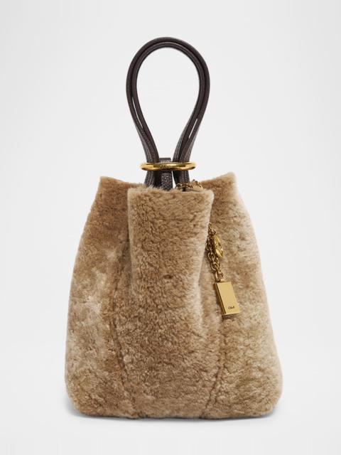 Chloé Spin Mini Shearling Tote Bag