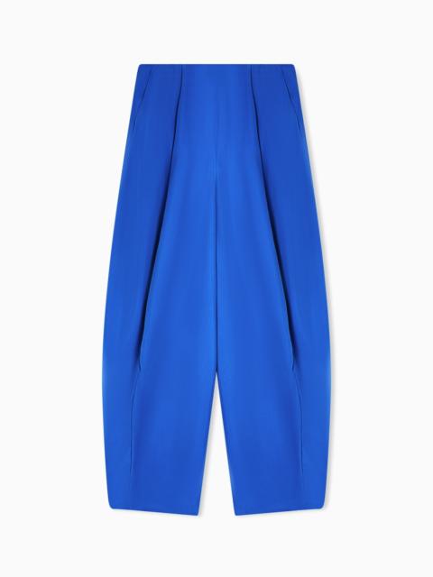 GIORGIO ARMANI WASHED SILK TROUSERS
