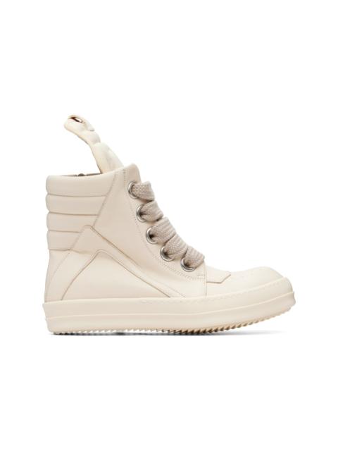 Rick Owens Off-White Tower Jumbolaced Geobasket Sneakers