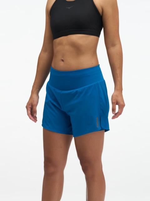 HOKA Women's Glide Short MR 5" 2in1 in Night Glow Blue