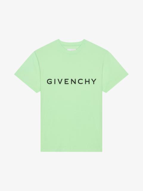 Givenchy GIVENCHY ARCHETYPE SLIM FIT T-SHIRT IN COTTON