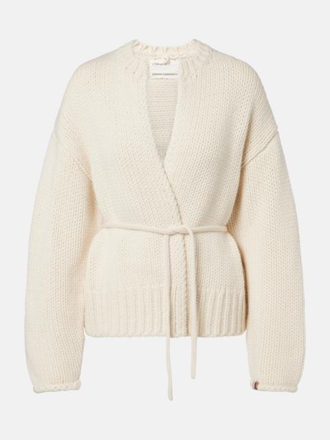 extreme cashmere N°384 Ginza cashmere wrap cardigan