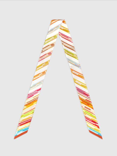 Missoni Silk zigzag bandeau scarf