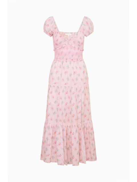 LoveShackFancy Amandla Floral Cotton Maxi Dress