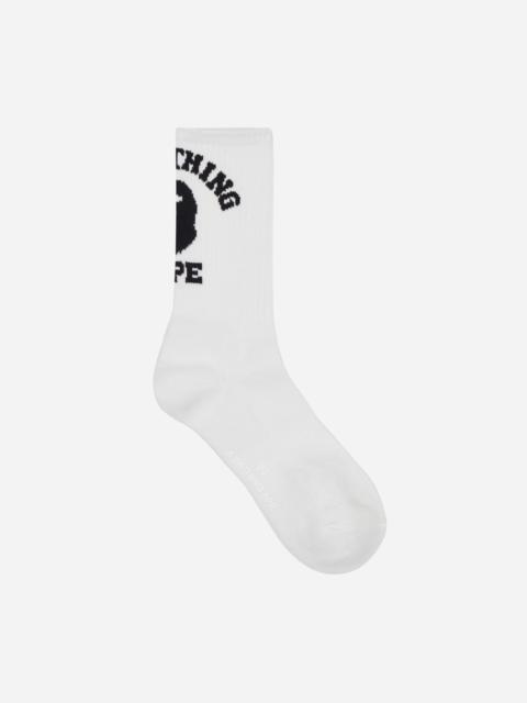 A BATHING APE® College Socks Black