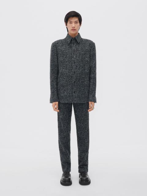 Bottega Veneta mouliné herringbone wool jacket