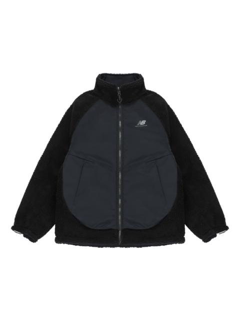 New Balance Sports Warm Reversible Jacket 'White Black' 6DC39703-BK