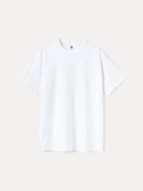 Straight cotton tee off-white