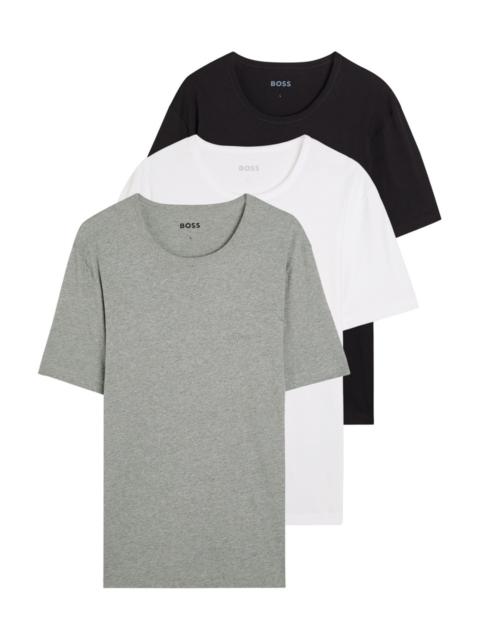 BOSS Boss Classic Logo-embroidered Cotton T-shirt