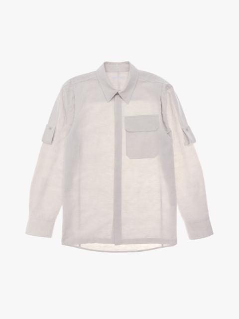 Helmut Lang COTTON-LINEN CARGO SHIRT