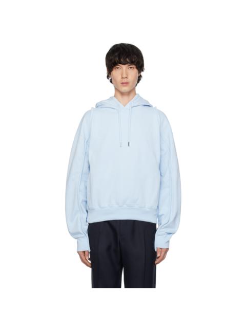 JACQUEMUS Blue 'Le sweatshirt Camargue' Hoodie