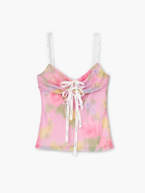 Marc Jacobs BLURRED FLORAL BOW TOP