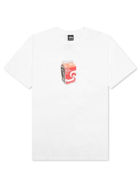 Stüssy MILK TEE - WHITE
