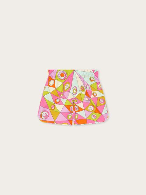 PUCCI OCCHI PRINT POPELINE SHORTS