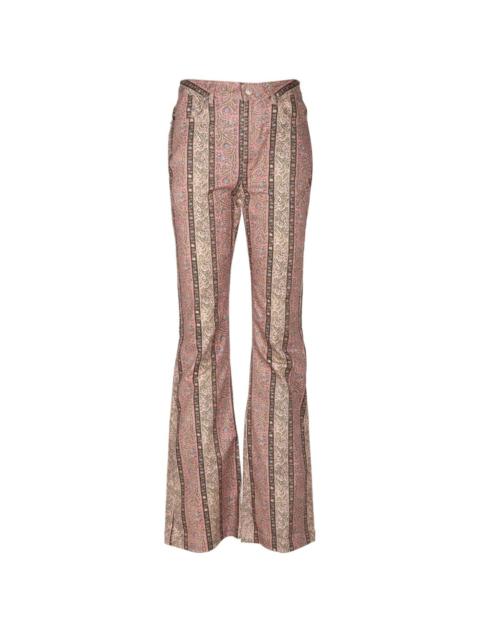 Cinq à Sept Charlie paisley-print jeans