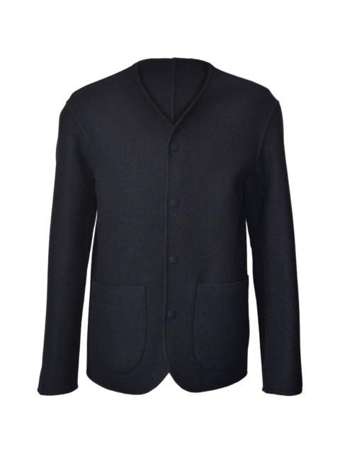 META CAMPANIA COLLECTIVE collarless V-neck jacket