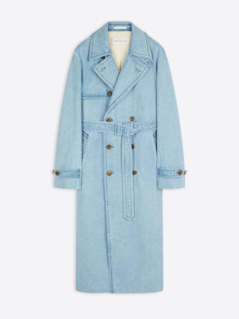 DENIM TRENCH COAT