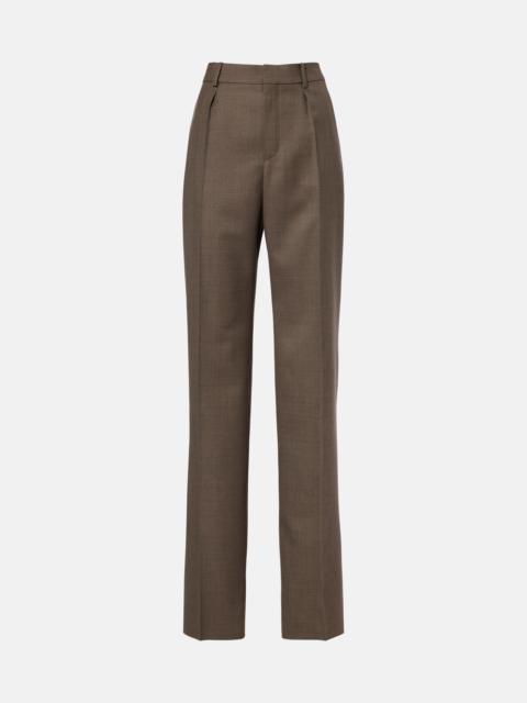 SAINT LAURENT Wool straight pants
