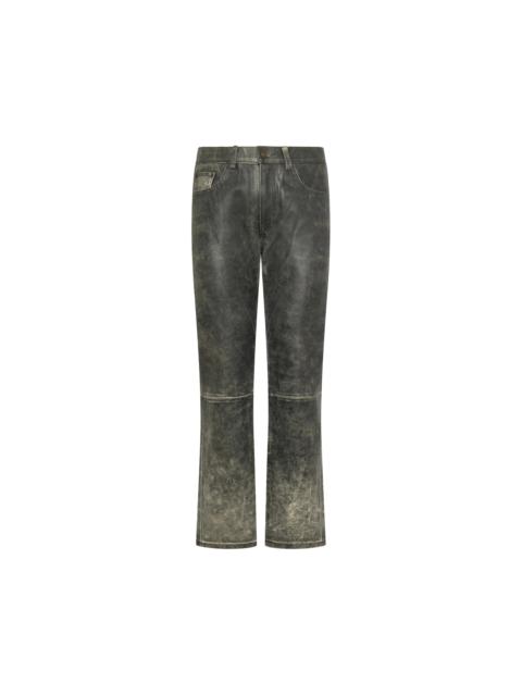 KUSIKOHC Kusikohc Black Leather Pants