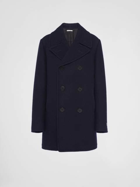 Prada Double-breasted cloth peacoat