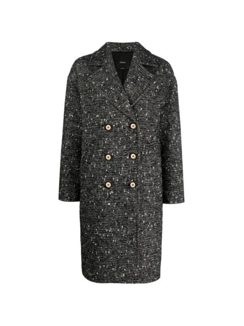 PINKO notched lapels double-breasted coat