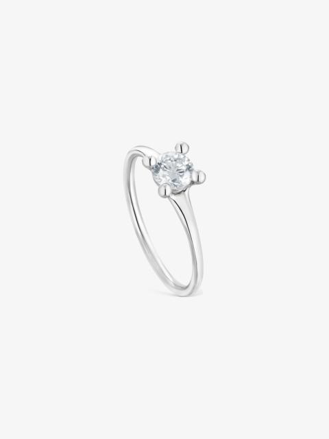 TOUS Platinum solitaire Ring with 0.50ct lab-grown diamond TOUS Shine LGD