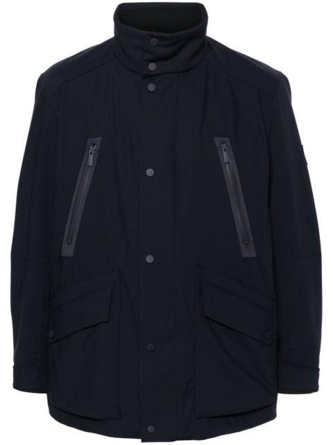 BOSS logo-patch padded jacket