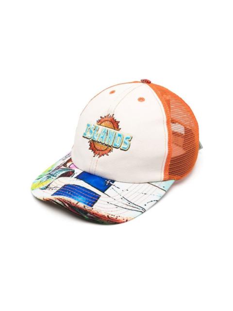 Just Don mesh-panel 'Islands' baseball cap