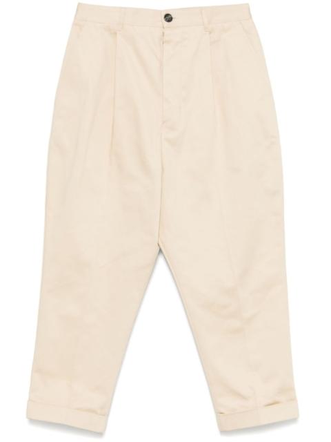 AMI Paris tapered cropped trousers