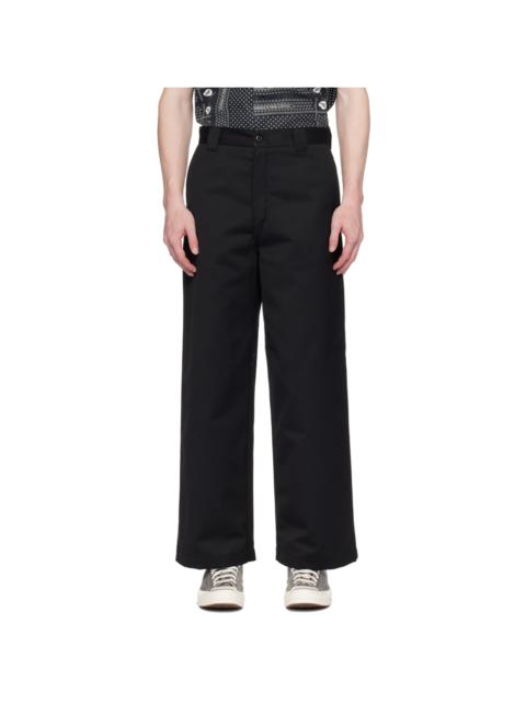 Black Brooker Trousers