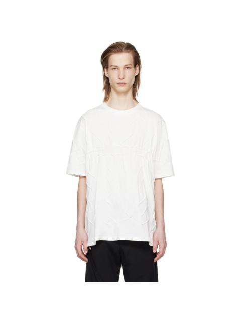 HELIOT EMIL™ White Quadratic T-Shirt