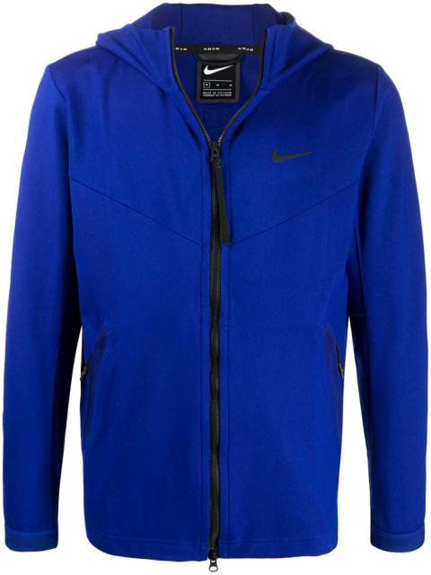 Nike zip-front hooded sweatshirt