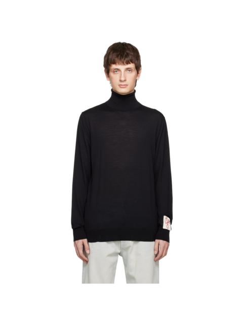 Golden Goose Black Distressed Turtleneck