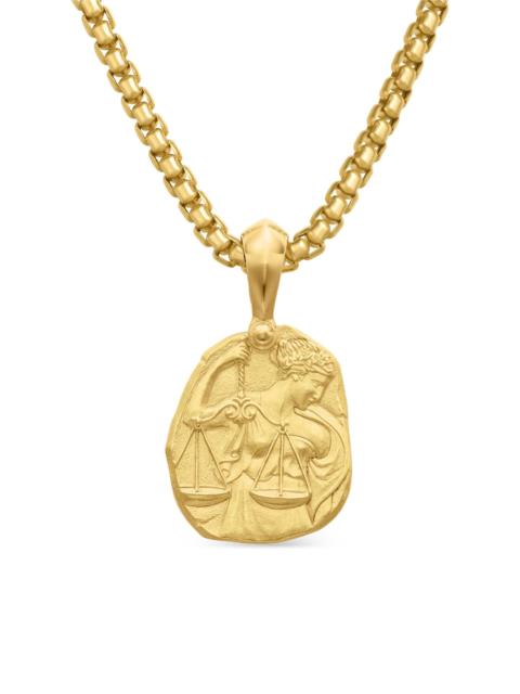 DAVID YURMAN Men's Libra Amulet in 18K Yellow Gold, 27MM - Gold