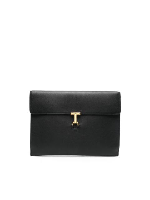 TOM FORD logo-plaque briefcase