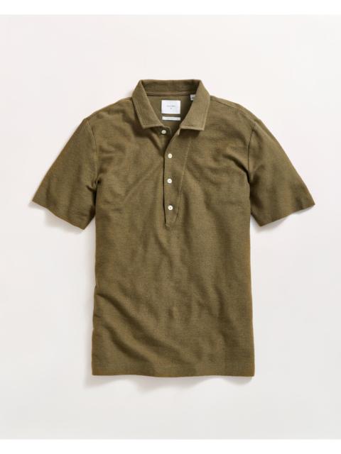 Billy Reid Hemp Cotton Twill Polo