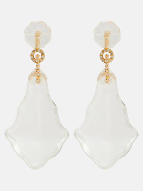 Zimmermann Crystal Chandelier gold-plated earrings