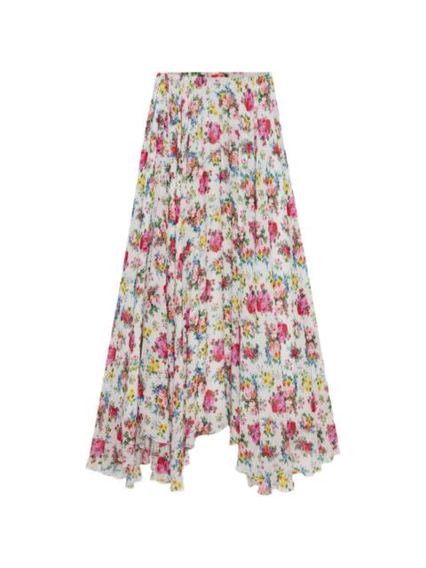 MSGM floral maxi skirt