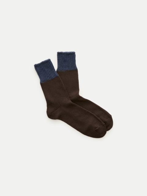 J.CREW Colorblock ribbed socks