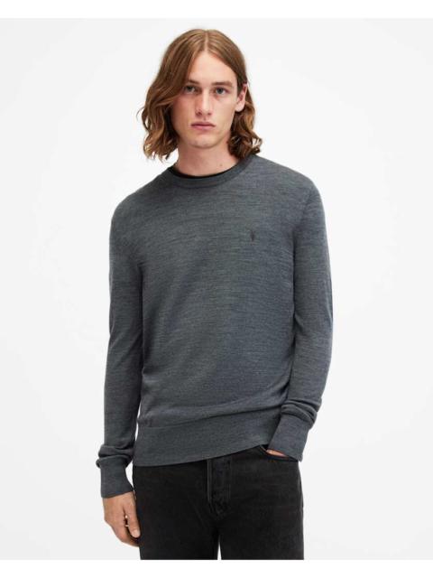 ALLSAINTS MODE MERINO CREW NECK RAMSKULL SWEATER