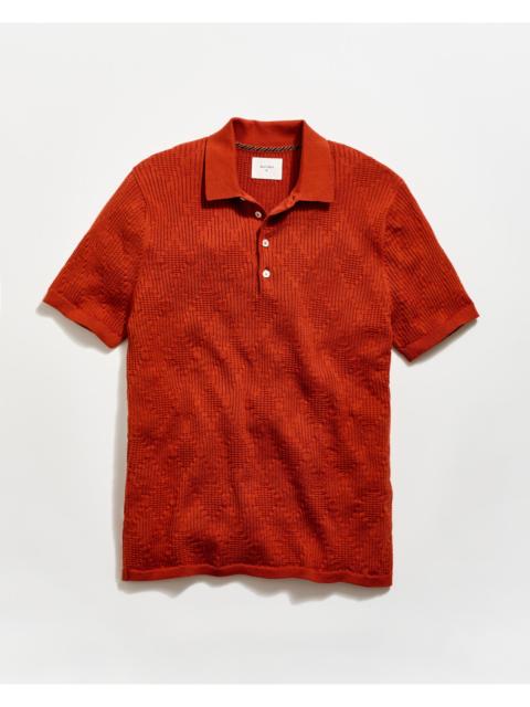 Billy Reid Diamond Sweater Polo