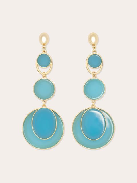 RAMY BROOK Adriana Layered Disc Earrings