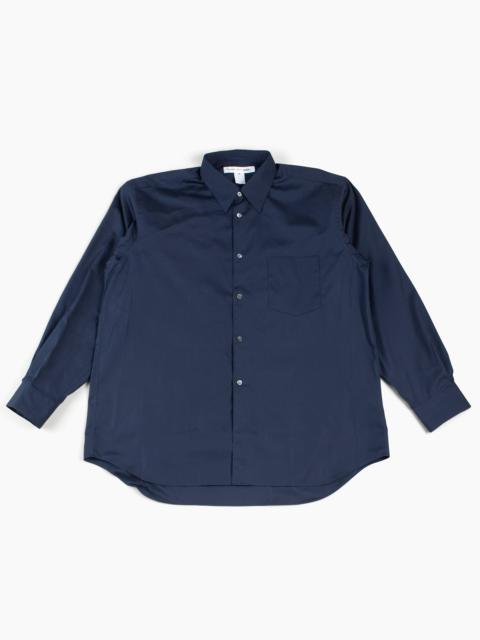Comme des Garçons SHIRT Wide Classic Big Collar Shirt Navy