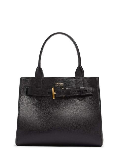 TOM FORD Small grained leather tote bag