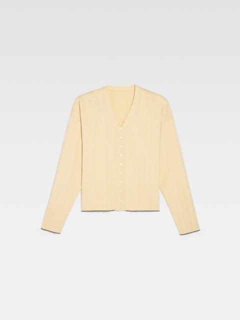 JACQUEMUS Le cardigan plissé