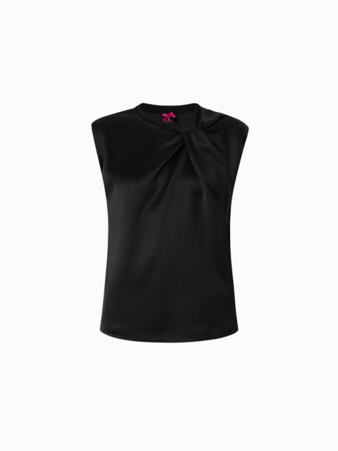 PINKO SLEEVELESS SATIN BLOUSE