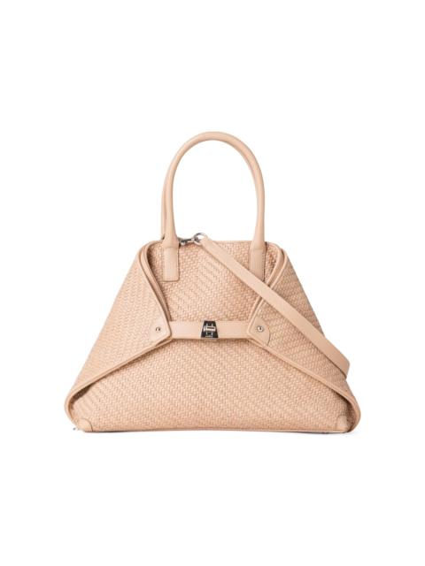 AKRIS Women's Small Ai Braided Leather Top Handle Bag - Cordage