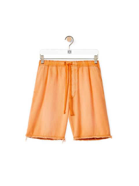 Loewe Drawstring shorts in denim