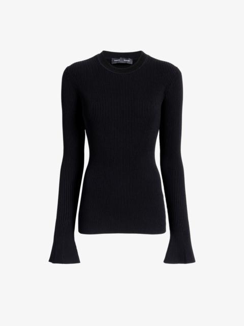Proenza Schouler Nir Top in Silk Viscose
